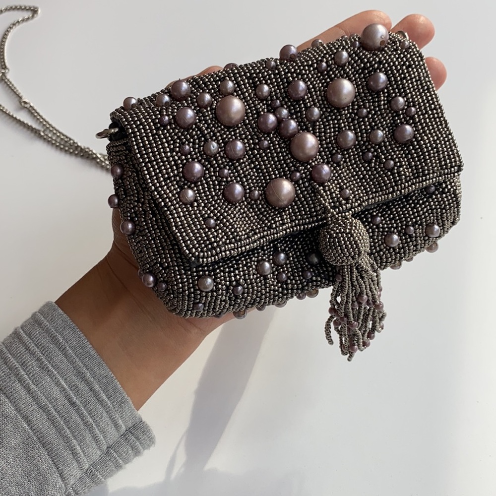 Zara Beaded Mini Clutch - Picture 4 of 6